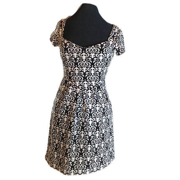 Deletta Caledonia Dress Black & Grey Size XS - Picture 1 of 8